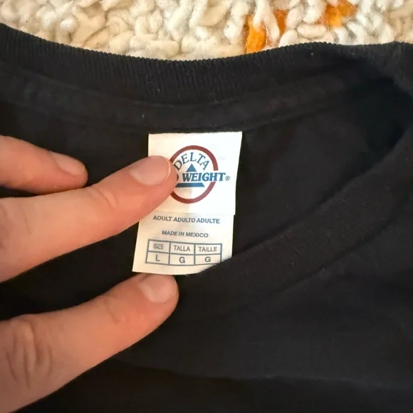 Delta Weight Classic Black Tee - Picture 3 of 3